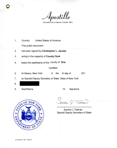 New Jersey Apostille and Authentication