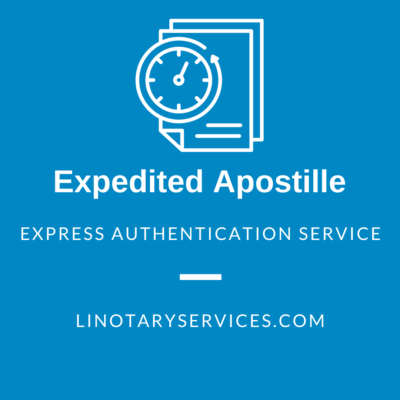 Expedited Apostille Service
